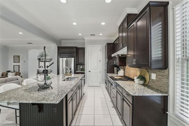 Interior, Kitchen, Living room, Recessed Lighting, Stainless Steel Appliances