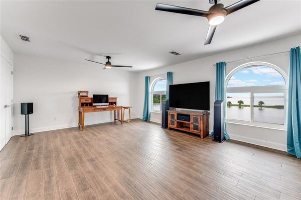 Home Office, Interior, Water, Wood Texture Flooring