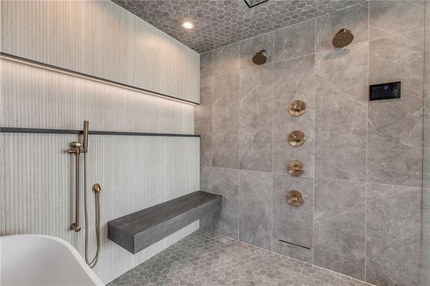 Bathroom, Interior, Recessed Lighting