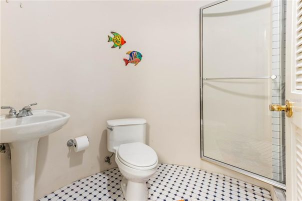 Bathroom, Glass Shower, Interior