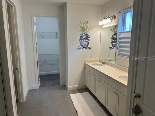 Bathroom, Dual Sink Vanities, Interior, Walk-in Closets