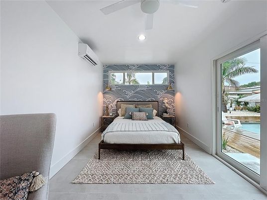 Bedroom, Interior, Recessed Lighting