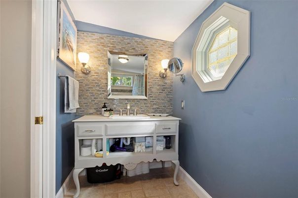 Bathroom, Interior, Stone Walls