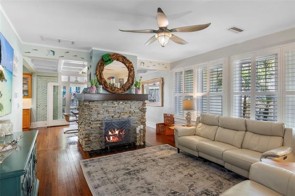Fireplace, Interior, Living room, Wood Texture Flooring