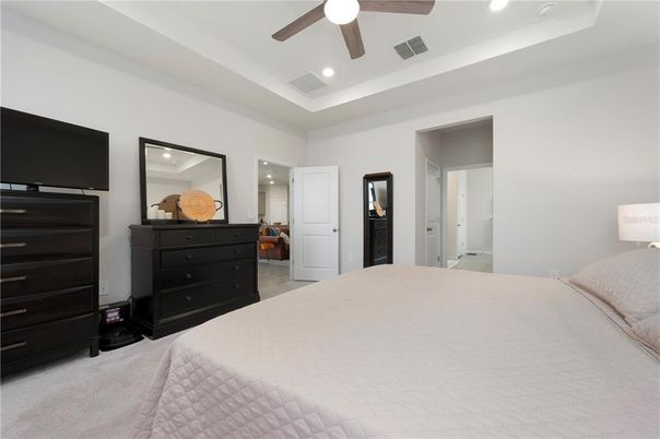 Bedroom, Interior, Recessed Lighting