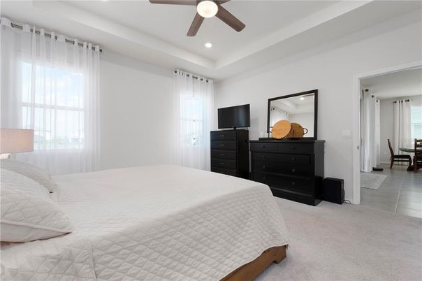 Bedroom, Interior, Recessed Lighting