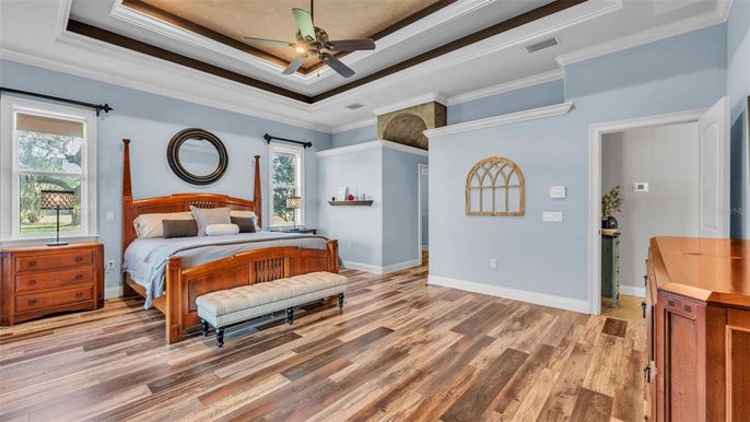 Bedroom, Interior, Wood Texture Flooring