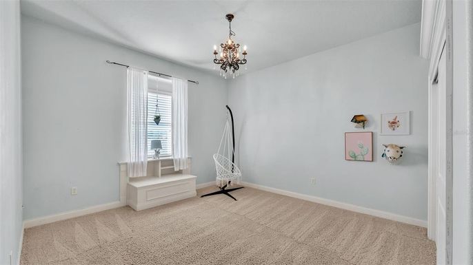 Chandelier, Empty room, Interior