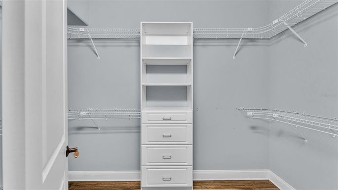 Interior, Walk-in Closets, Wood Texture Flooring