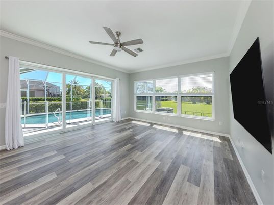 Empty room, Interior, Wood Texture Flooring