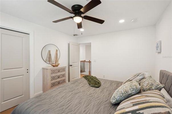 Bedroom, Interior, Recessed Lighting
