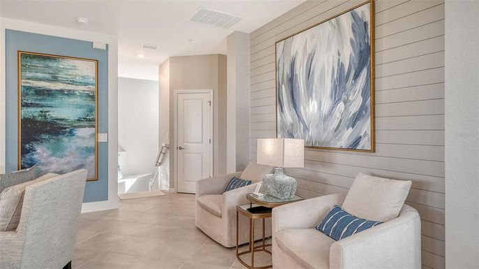 Interior, Living room, Recessed Lighting