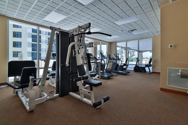 Fitness Equipment, Gym, Interior