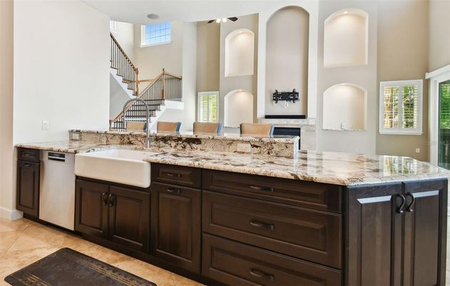 Fireplace, Interior, Kitchen