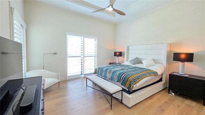 Bedroom, Interior, Wood Texture Flooring
