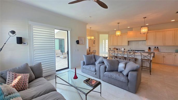 Dining room, Interior, Kitchen, Living room, Pendant Lights, Recessed Lighting
