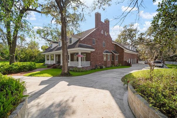 Backyard, Exterior, Facade, Brick Facade, Tudor Revival