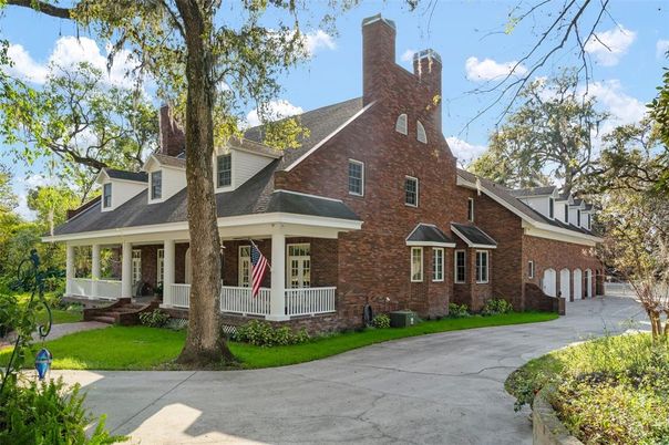 Exterior, Facade, Brick Facade, Tudor Revival
