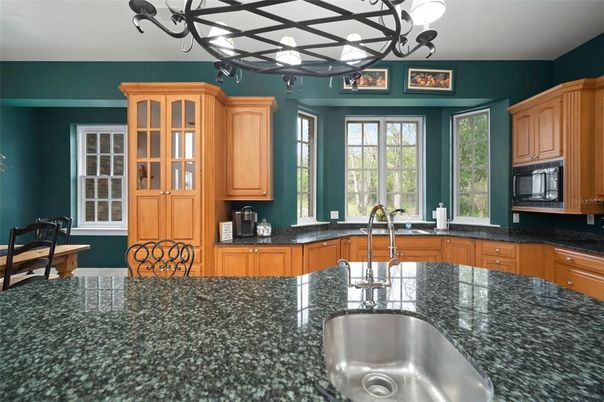 Chandelier, Interior, Kitchen