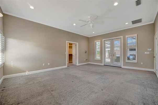 Empty room, Interior, Recessed Lighting