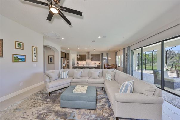 Interior, Kitchen, Living room, Recessed Lighting, Stainless Steel Appliances