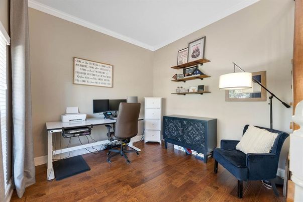 Home Office, Interior, Wood Texture Flooring