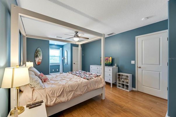 Bedroom, Interior, Wood Texture Flooring