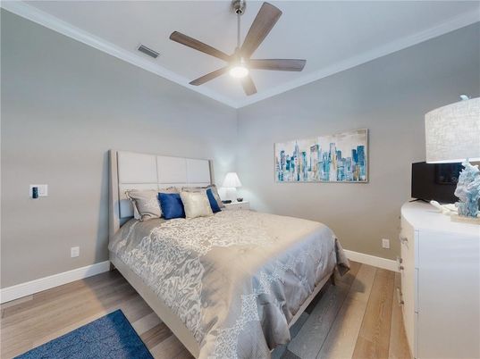 Bedroom, Interior, Wood Texture Flooring
