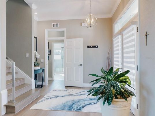 Interior, Pendant Lights, Wood Texture Flooring