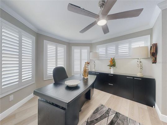 Home Office, Interior, Wood Texture Flooring