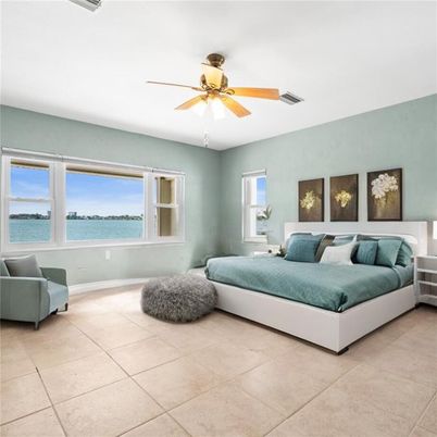 Bedroom, Interior, Water