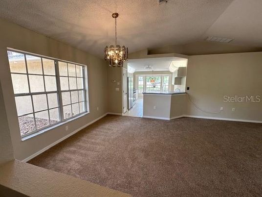 Chandelier, Empty room, Interior
