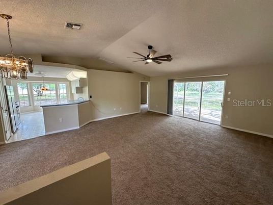 Chandelier, Empty room, Interior, Kitchen