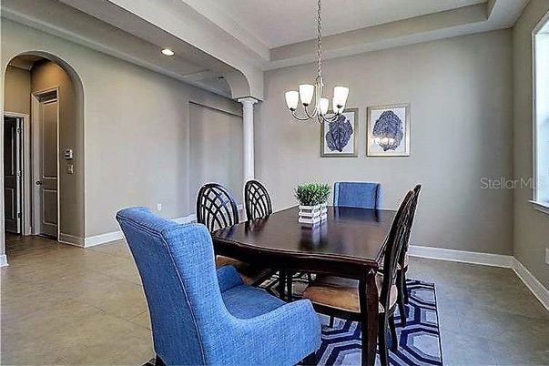Chandelier, Dining room, Interior, Pendant Lights, Recessed Lighting