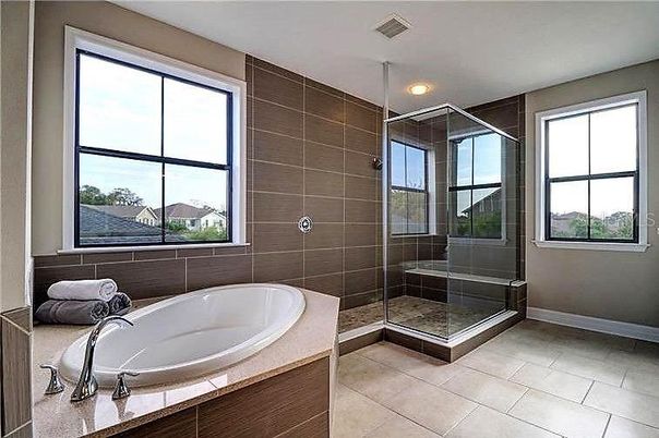 Bathroom, Glass Shower, Interior