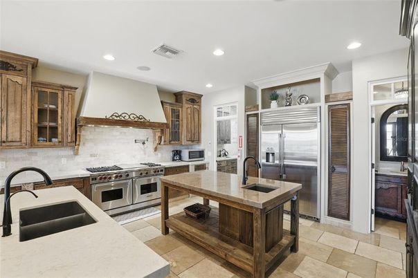 Interior, Kitchen, Recessed Lighting, Stainless Steel Appliances
