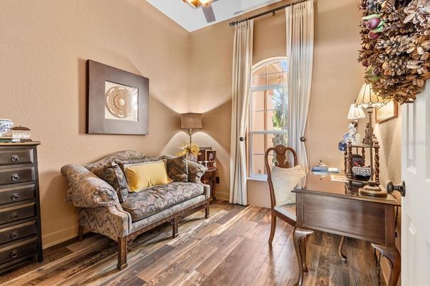 Home Office, Interior, Wood Texture Flooring