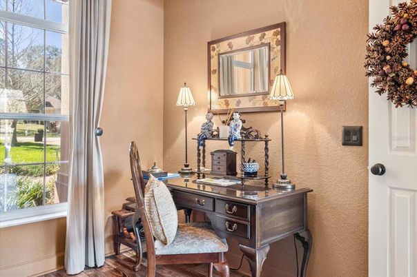 Home Office, Interior, Wood Texture Flooring