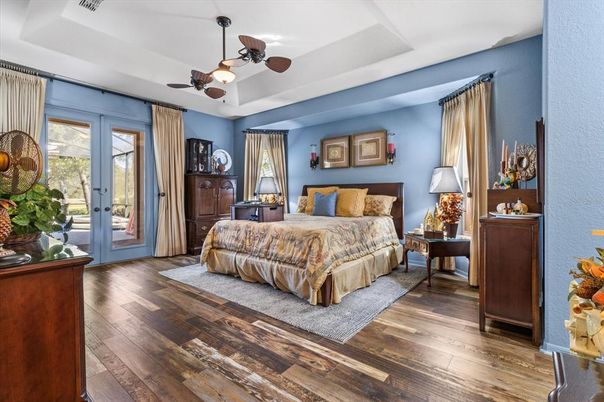 Bedroom, Interior, Wood Texture Flooring