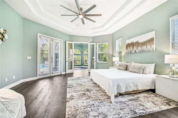 Bedroom, Interior, Wood Texture Flooring