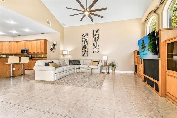 Interior, Kitchen, Living room, Recessed Lighting