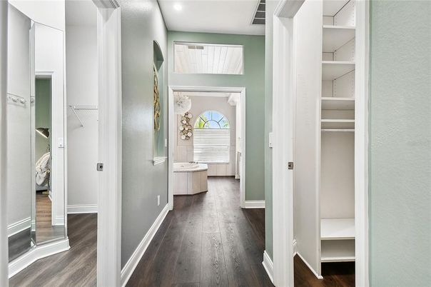 Interior, Recessed Lighting, Walk-in Closets, Wood Texture Flooring