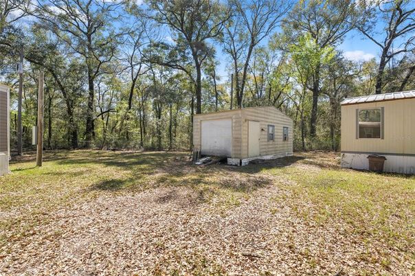Backyard, Detached Garage, Exterior