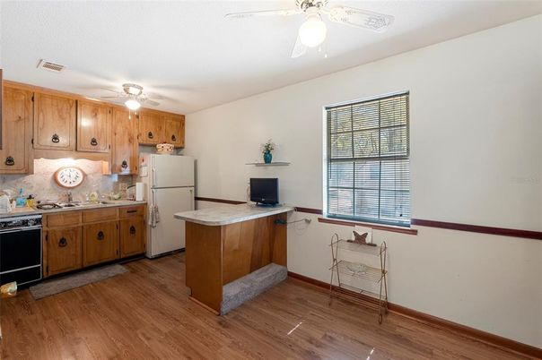 Interior, Kitchen, Wood Texture Flooring