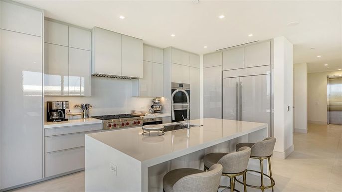 Interior, Kitchen, Recessed Lighting, Stainless Steel Appliances