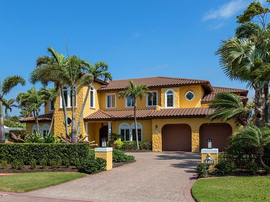 Attached, Backyard, Exterior, Facade, Mediterranean