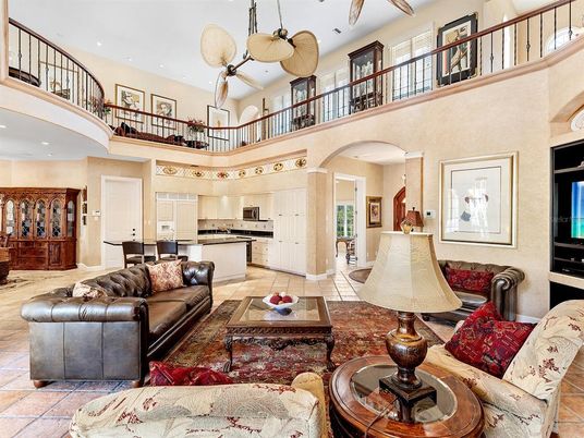 Interior, Kitchen, Living room, Recessed Lighting