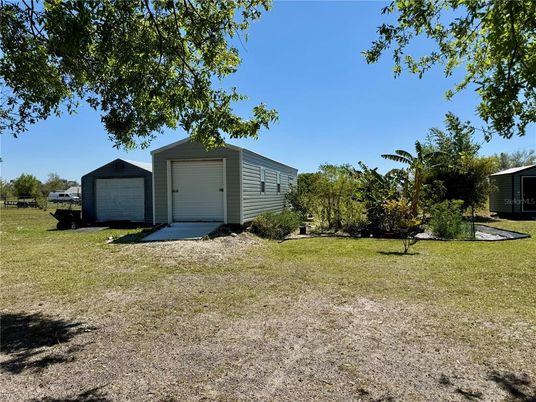 Backyard, Detached Garage, Exterior