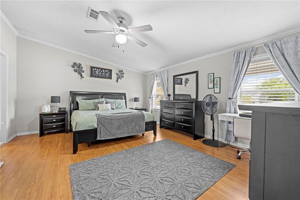 Bedroom, Interior, Wood Texture Flooring