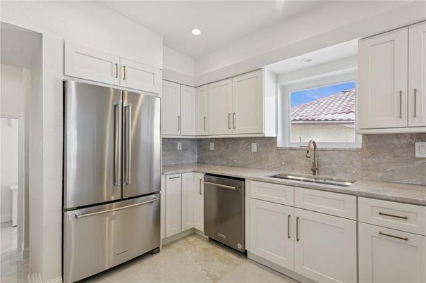 Interior, Kitchen, Recessed Lighting, Stainless Steel Appliances